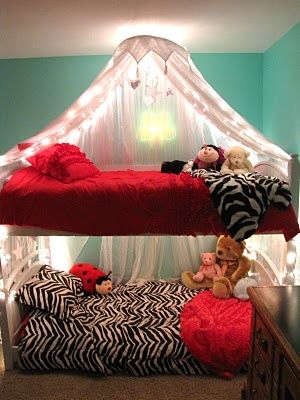 canopy bunk bed